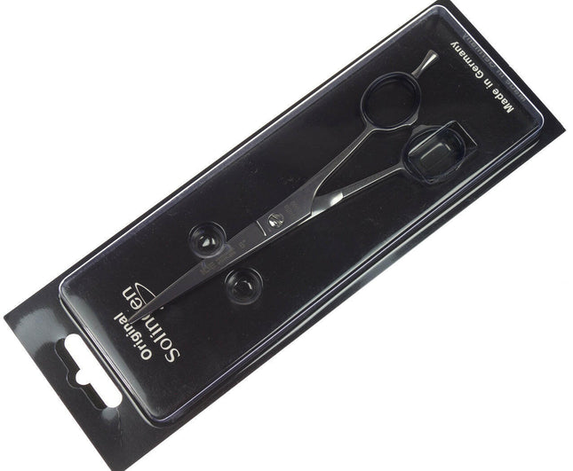 Gotta Solingen Ice Nickel-Plated Straight Scissors (16cm) with Single-Sided Micro-Sanding.