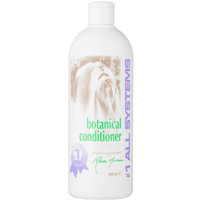 1 All Systems Botanical Conditioner - conditioner for fluffy fur and dense undercoat.