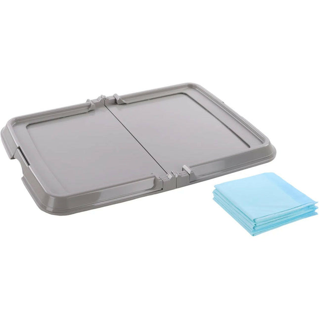 Flamingo Training Pad Holder Fifi Grey - holder for hygiene pads + pads.