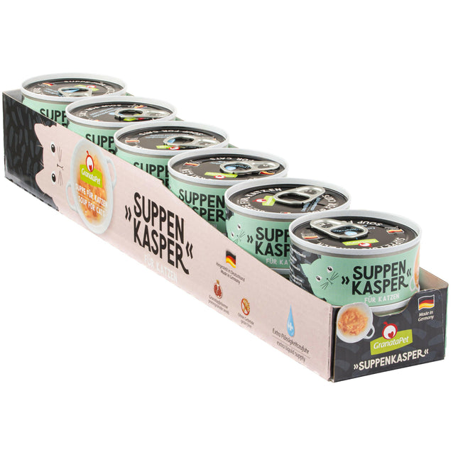GranataPet Suppenkasper Chicken & Tuna - soup for cats, chicken and tuna - 12x.