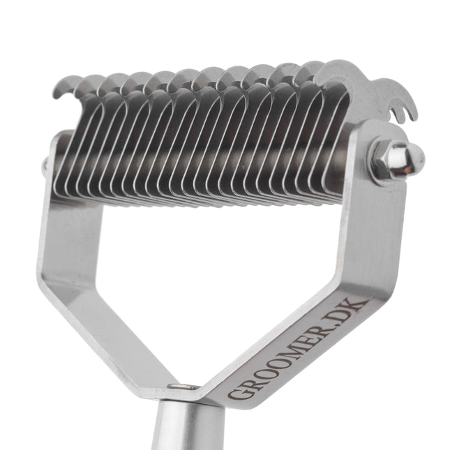 Danish Twin King 2-in-1 - metal double-sided hook trimmer.