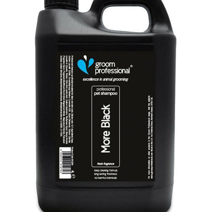 Groom Professional More Shampoo - color-enhancing shampoo for dark fur.