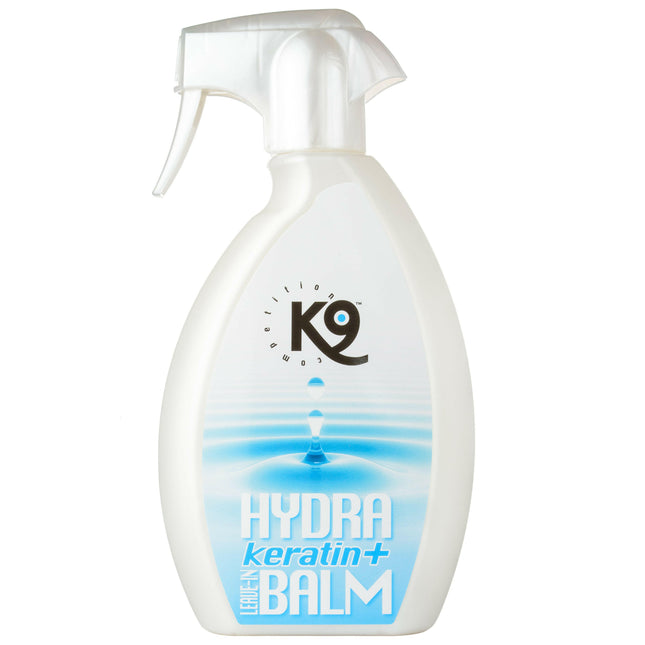 K9 Horse Hydra Keratin+ Leave-in Balm - moisturizing protein and keratin spray for horses.