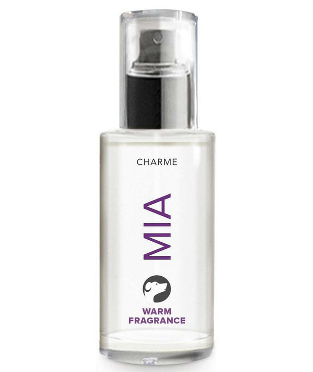 Charme Mia Warm Fragrance - perfumes for dogs with a warm scent of citrus, accented with notes of cinnamon and musk..