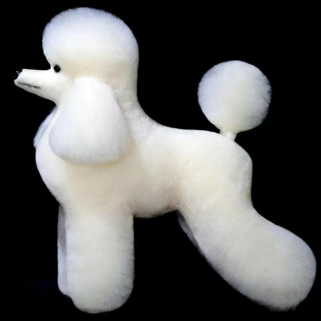 Mr. Jiang Poodle Full Body Hair Lamb - interchangeable fur for Toy Poodle grooming mannequin.