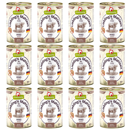 GranataPet Beef Pur - monoprotein grain-free wet dog food, beef.