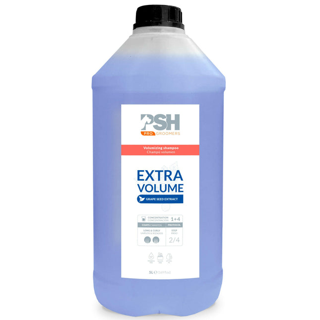 PSH Pro Extra Volume Shampoo - pet and cat fur volumizing shampoo, concentrate 1:4.