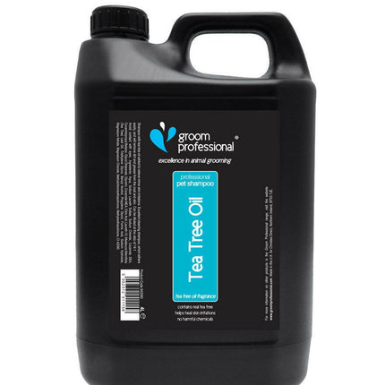 Groom Professional Tea Tree Oil Shampoo - therapeutic shampoo for pets, soothes irritations, concentrate 1:14.