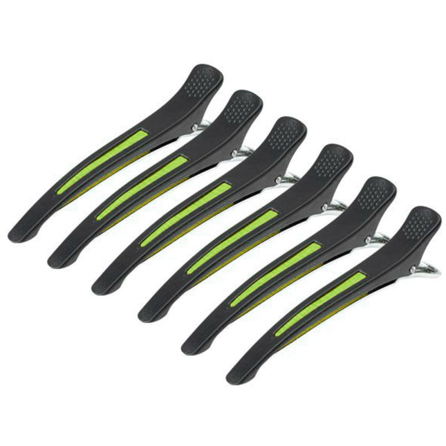 Activ Neon Mix Hairdressing Clips 6pcs - hairdressing clips, set.