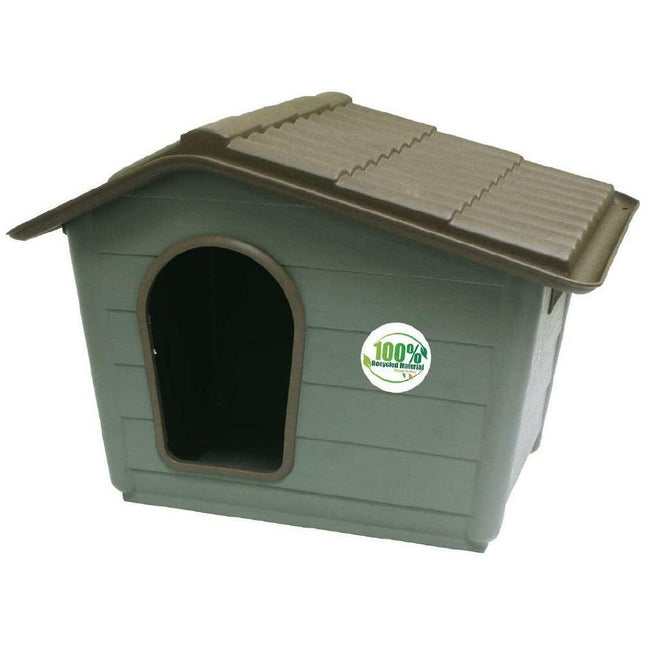 Record Eco Kennel L - dog house made from 100% recycled plastic.