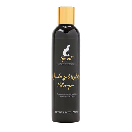 Chris Christensen Top Cat Wonderful Shampoo - shampoo for light-colored cat fur.
