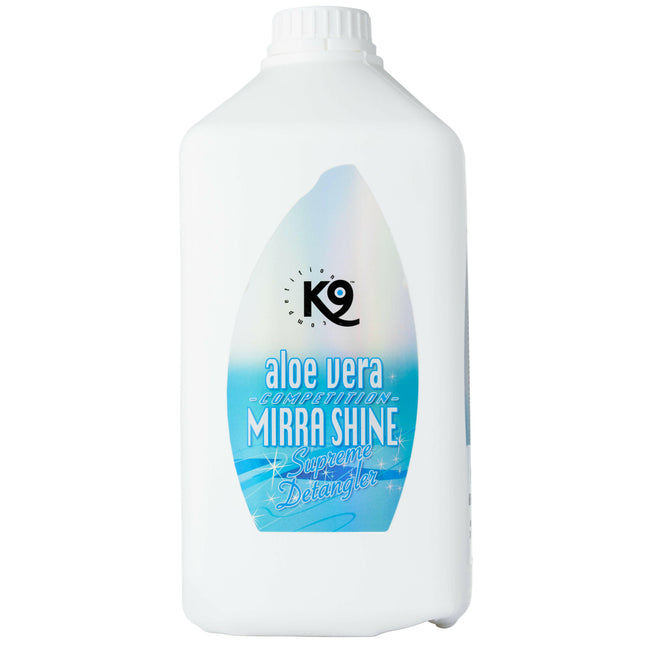 K9 Horse Mirra Shine Spray - anti-static shine spray that makes brushing easier, for dogs and horses - 2.7L.