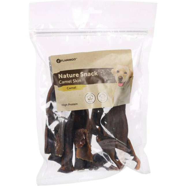 Flamingo Nature Snack Camel Skin - natural treats for dogs, camel skin.