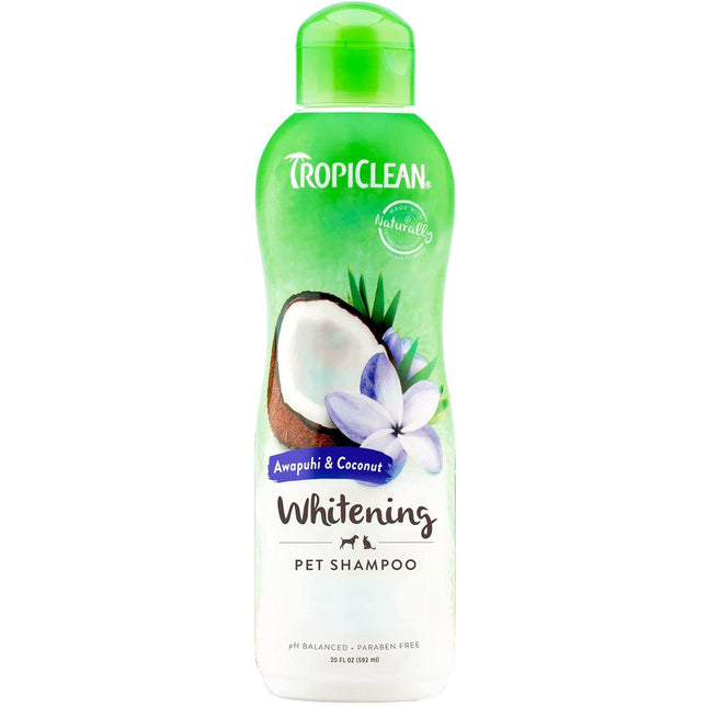 Tropiclean Awapuhi & Coconut Pet Shampoo - shampoo for dogs and cats for light fur.