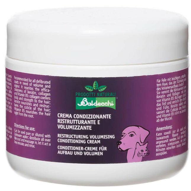 Baldecchi Restructuring Volumizing Conditioning Cream - restructuring mask that adds volume, with collagen, keratin, provitamin B5, concentrate.