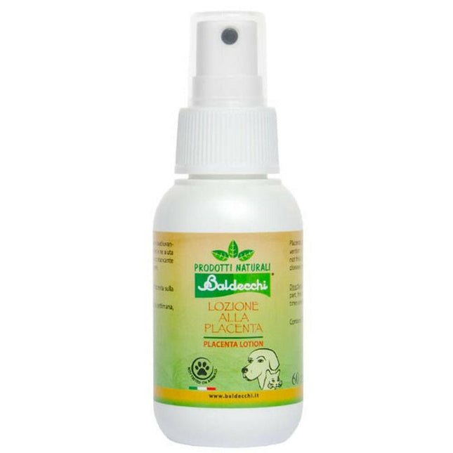 Baldecchi Placenta Lotion - a preparation that prevents hair loss, with placenta and thyme extract.