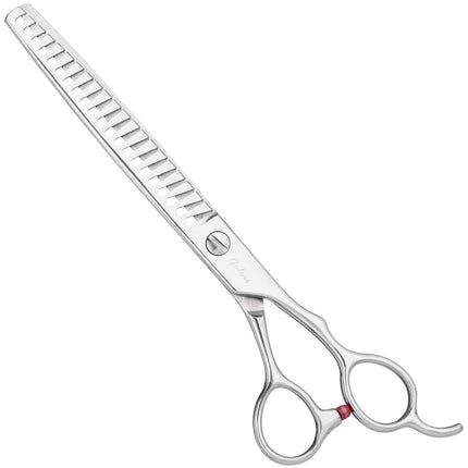 Geib Gator Chunker - single-sided thinning shears made of Japanese stainless steel - 21 teeth.