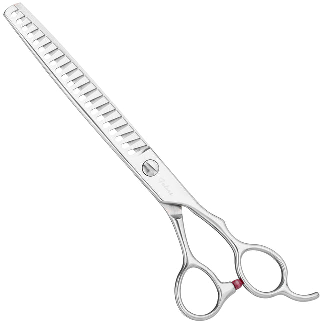Geib Gator Chunker - single-sided thinning shears made of Japanese stainless steel - 21 teeth.