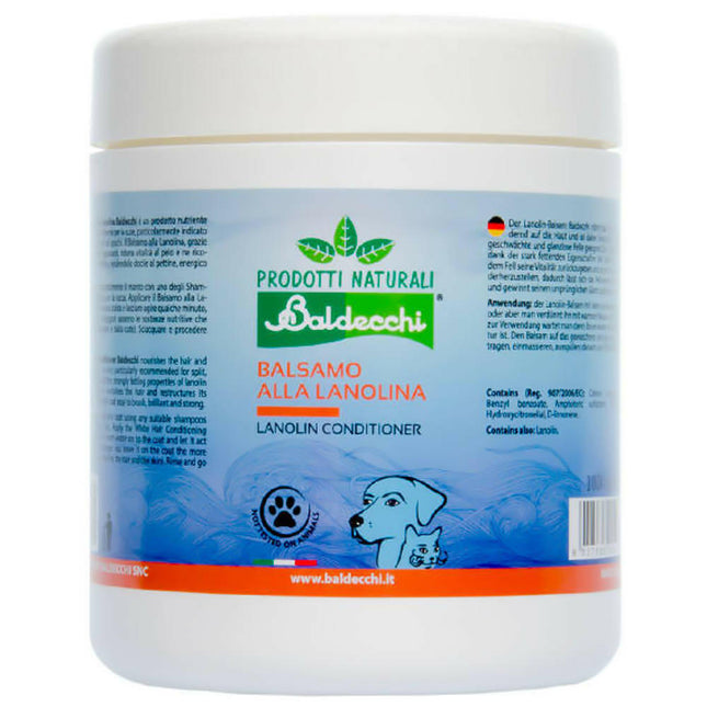 Baldecchi Lanolin Conditioner - rejuvenating conditioner for damaged and dull fur, concentrate.