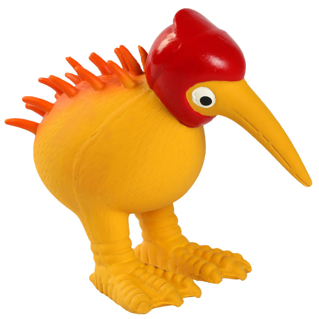 Kiwi Walker Character Helmet - squeaky toy for dogs, kiwi in a helmet.