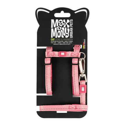 Max&Molly Cat Lead & Harness Set Matrix 2.0 - harness and leash set for cats, with neoprene lining.