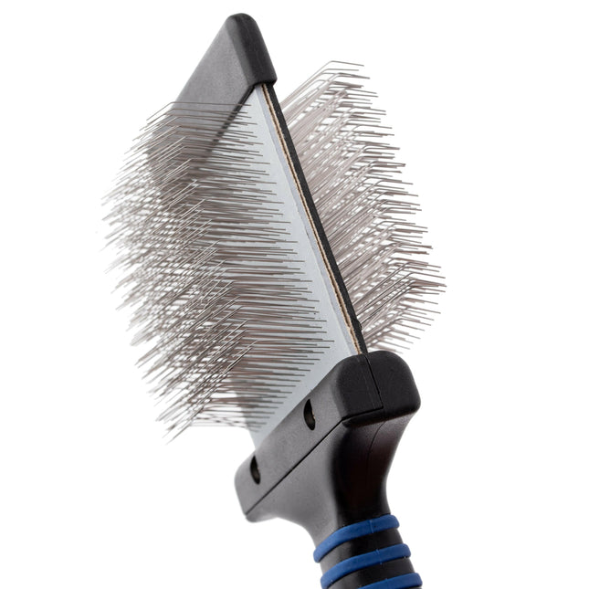 Show Tech Twin Flex Slicker Brush for Untangling Mats.