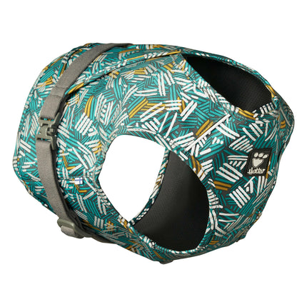 Hurtta Safety Wrap Eco Peacock - reflective vest for dogs - 65 - 75.