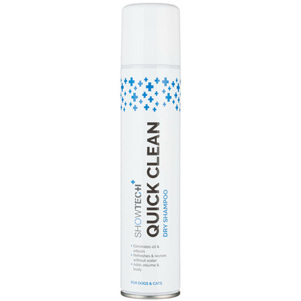 Show Tech+ Dry Shampoo - texturizing dry shampoo spray for dogs and cats.