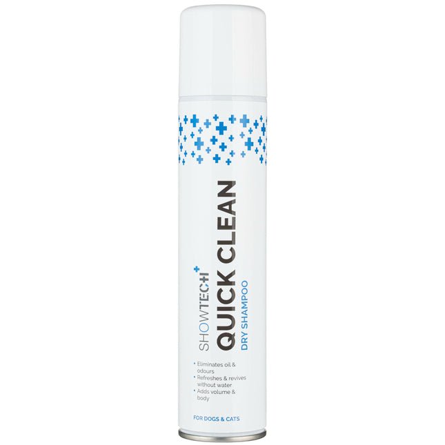 Show Tech+ Dry Shampoo - texturizing dry shampoo spray for dogs and cats.