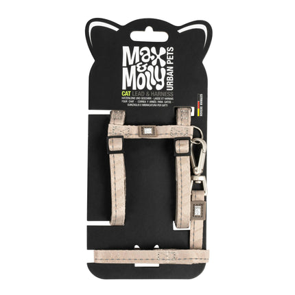 Max&Molly Cat Lead & Harness Set Matrix 2.0 - harness and leash set for cats, with neoprene lining.
