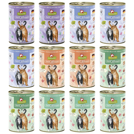 GranataPet DeliCatessen Food Set - Grain-Free Wet Food for Cats, Mix of 5 Flavors.