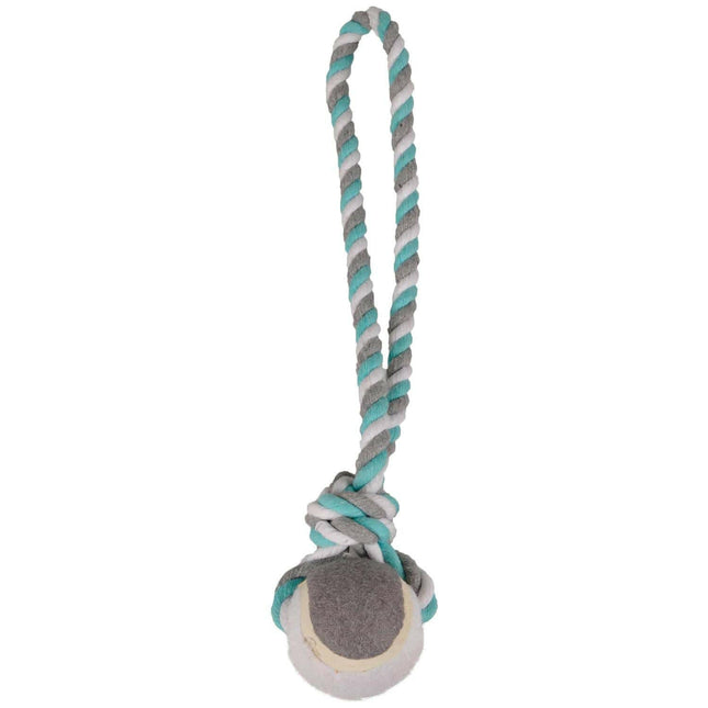 Flamingo Rope Tennis - tennis ball for dogs on a string.