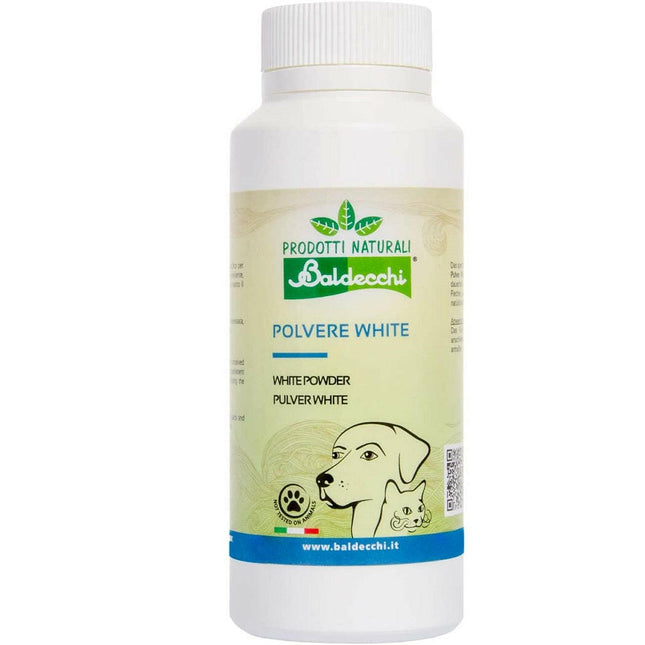 Baldecchi Powder - whitening powder for masking yellowing and discolorations on fur.