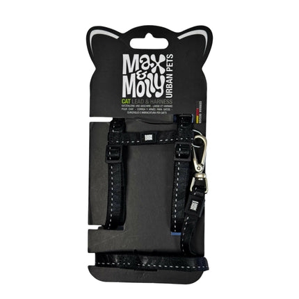 Max&Molly Cat Lead & Harness Set Matrix 2.0 - harness and leash set for cats, with neoprene lining.