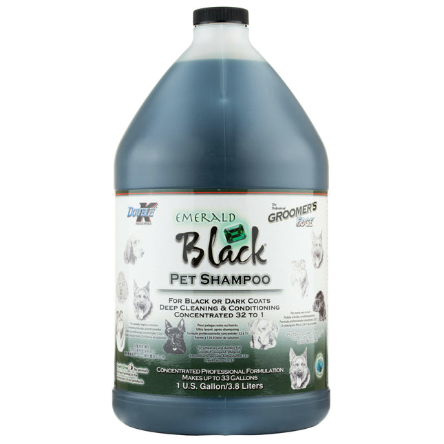Double K Emerald Black - shampoo for black and dark fur of dogs, cats, and horses, concentrate 1:32.