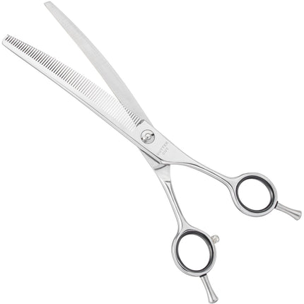 Geib Wave Thinner Curve - professional single-sided thinning shears made of Japanese steel, curved, 66 teeth