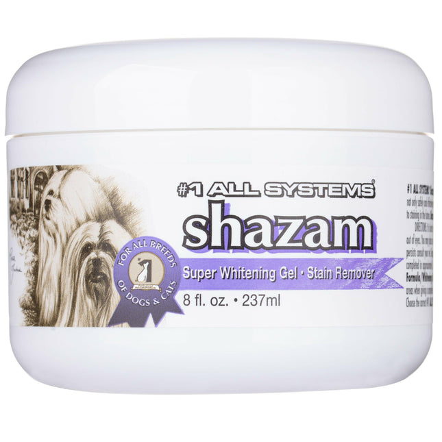 1 All Systems Super Whitening Gel - stain removing gel for fur.