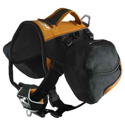 Kurgo Big Baxter Backpack 7.5L - saddlebags for large and giant dogs.