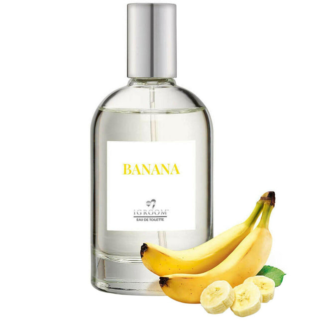 IGroom Eau De Toilette Banana - banana-scented perfume for dogs.