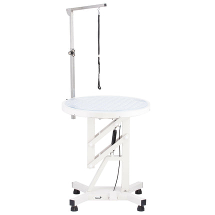 Blovi Luce Air Lift LED Grooming Table - grooming table with illuminated and rotating top, pneumatic lift.
