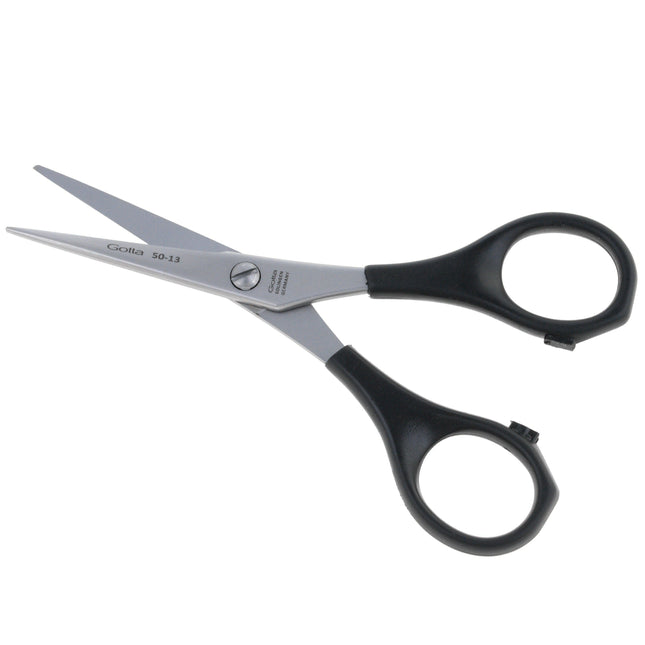 Gotta Solingen Eco Scissors - straight, with a single-sided micro-grind and plastic handle.