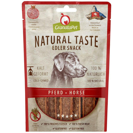 GranataPet Natural Taste Noble Snack Horse - natural meat snacks for dogs, horse strips.