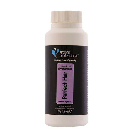 Groom Professional Perfect Hair Dry Shampoo - dry shampoo for dogs, in powder form.