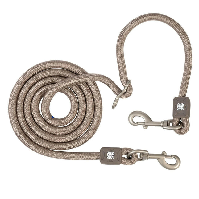 Max&Molly Rope Leash Matrix 2.0 200cm Sand - adjustable rope leash for dogs, sandy beige.