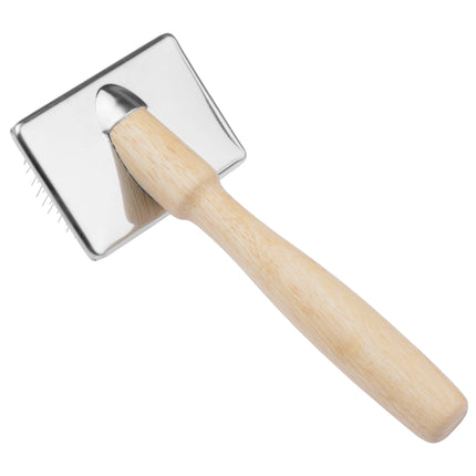 Slicker Brush XS - wooden brush for miniature breeds.