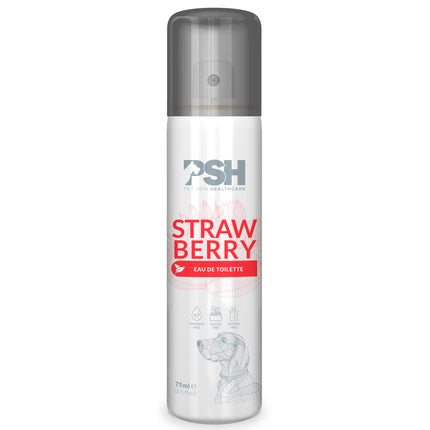 PSH Daily Beauty Strawberry Eau de Toilette - fragrance water for dogs, juicy strawberry