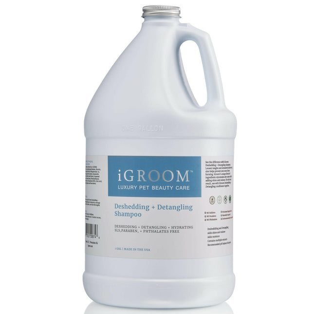 IGroom Deshedding & Detangling Shampoo - shampoo for dogs and cats that facilitates combing and removes undercoat, concentrate 1:16.