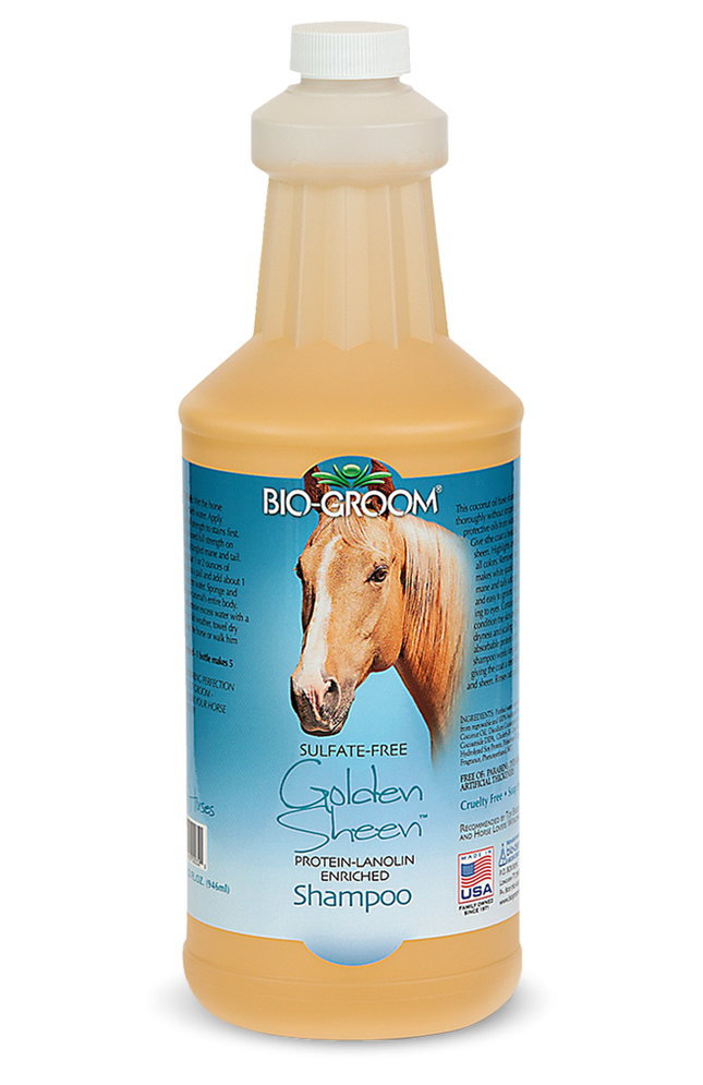 Bio - Groom Golden Sheen - nourishing and illuminating shampoo for horses.