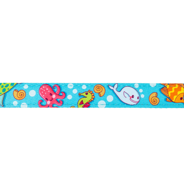 Max&Molly GOTCHA! Smart ID Cat Collar Ocean - colorful collar for cats with a smart Tag pendant.