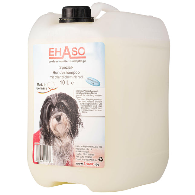 Ehaso Nerzol Shampoo - shampoo for long-haired dogs, with plant-based mink oil, concentrate 1:4.